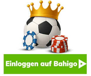 fussball mit krone und login button